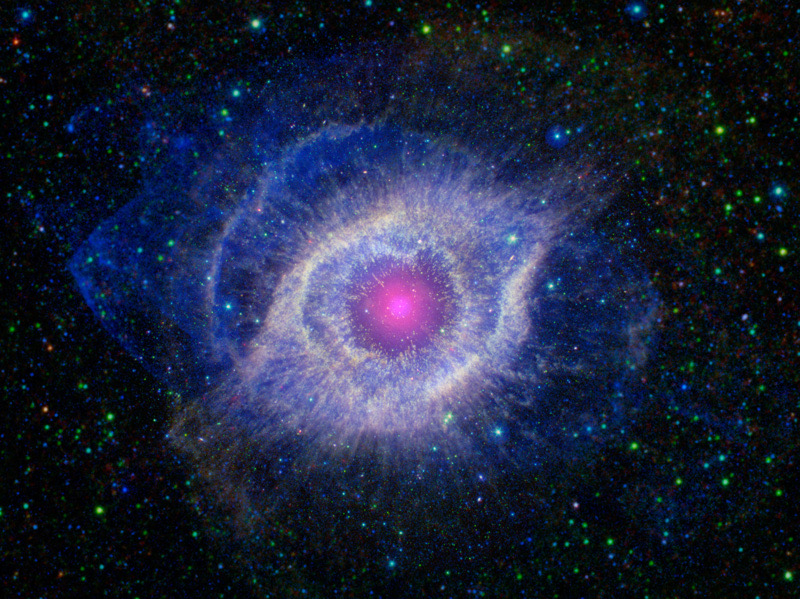 Cosmic synapse - Helix nebula, 650 light-years distant -NASA:JPL-Caltech