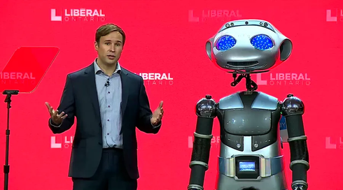 Liberal robot pushes IUBI in Canada -www.ubiworks.ca
