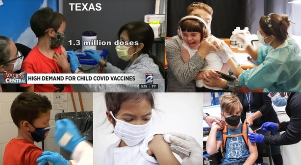 Parents Sacrifice Hundreds of Thousands of Children Ages 5 to 11 to the COVID-19 Vaccine Demons